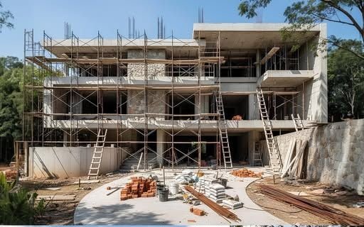 Existing residential property before renovation work