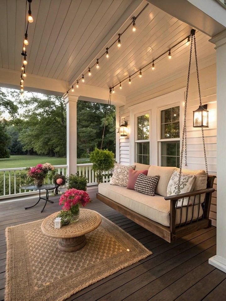 Shaded Verandah & Porch Swing