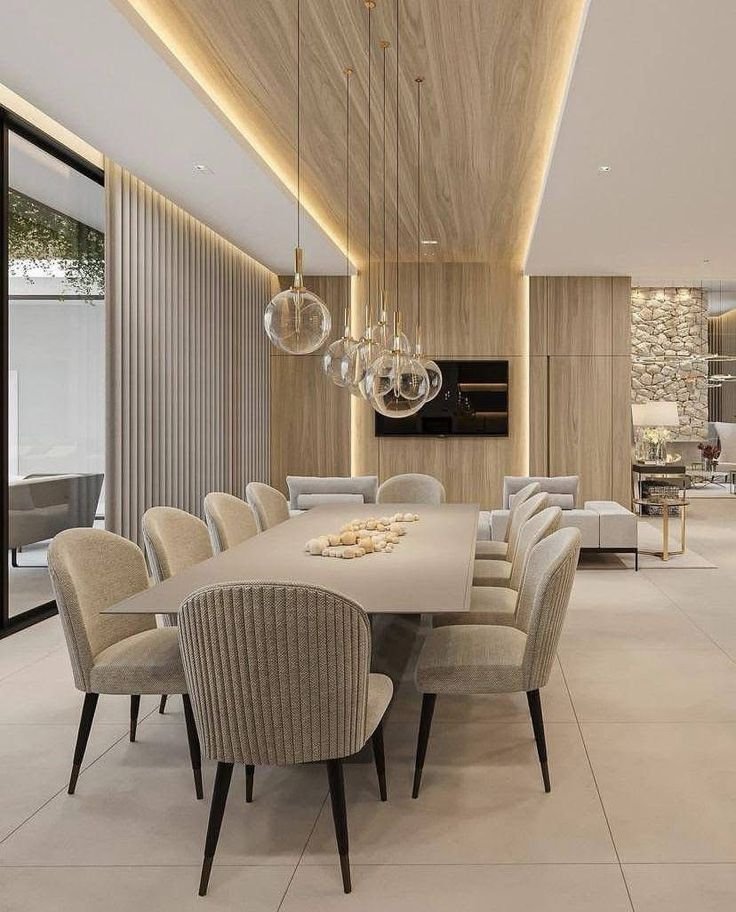 Timber & Marble Dining Salon