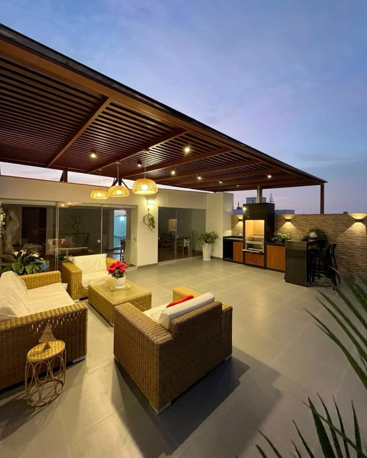 Rooftop Barbecue Sky Terrace