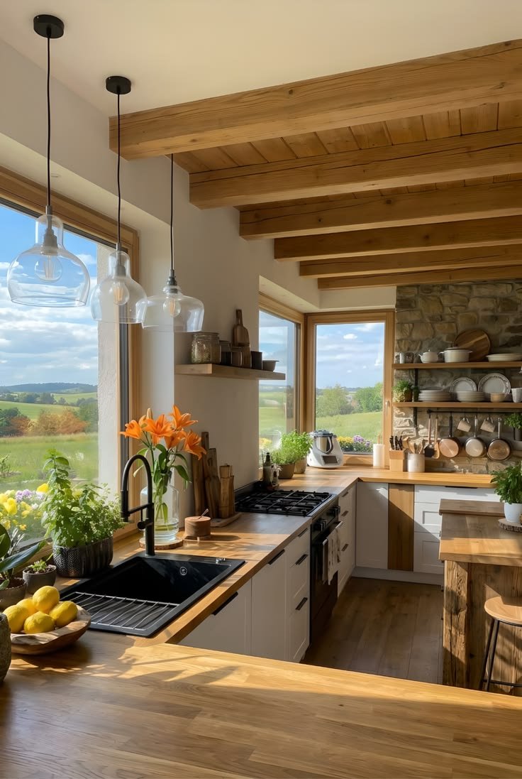 Rustic Chef's Kitchen