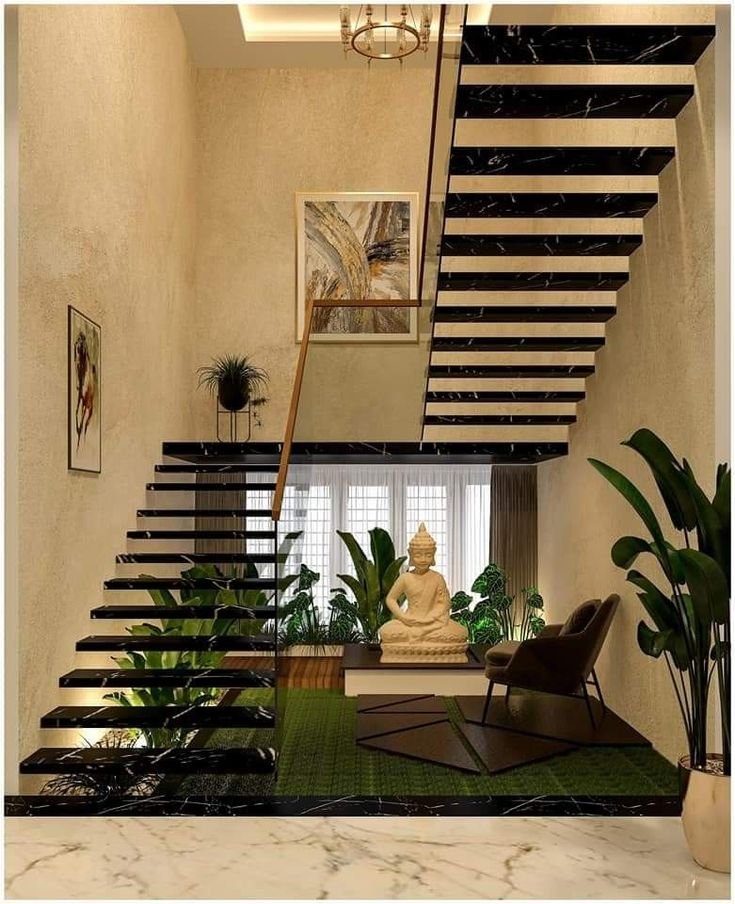 Floating Marble Staircase